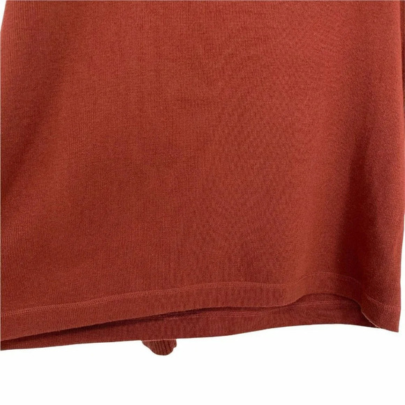 Royal Robbins Sweater Men's Sz L Red Knit Mock Neck 1/4 Zip Stretch Long Sleeves - Picture 6 of 9